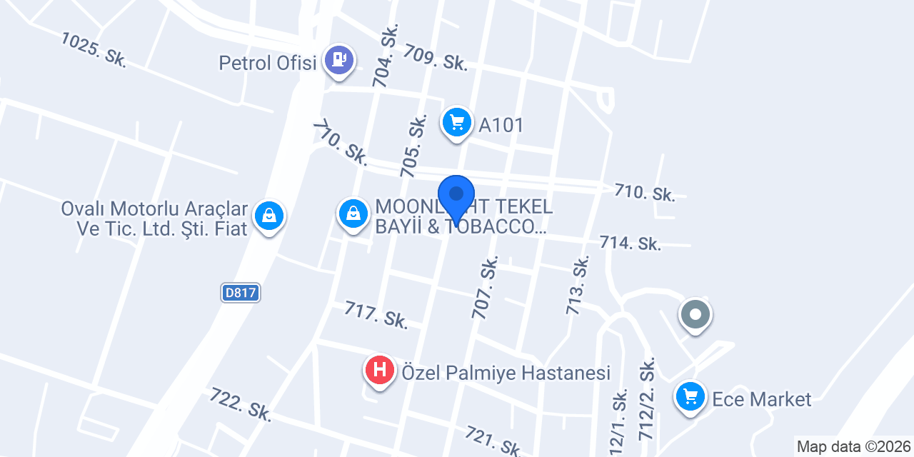 Çiğköfteci Ökkeş Usta konumu