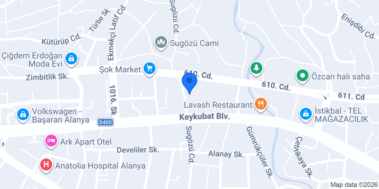 Özlü Klima Servisi konumu