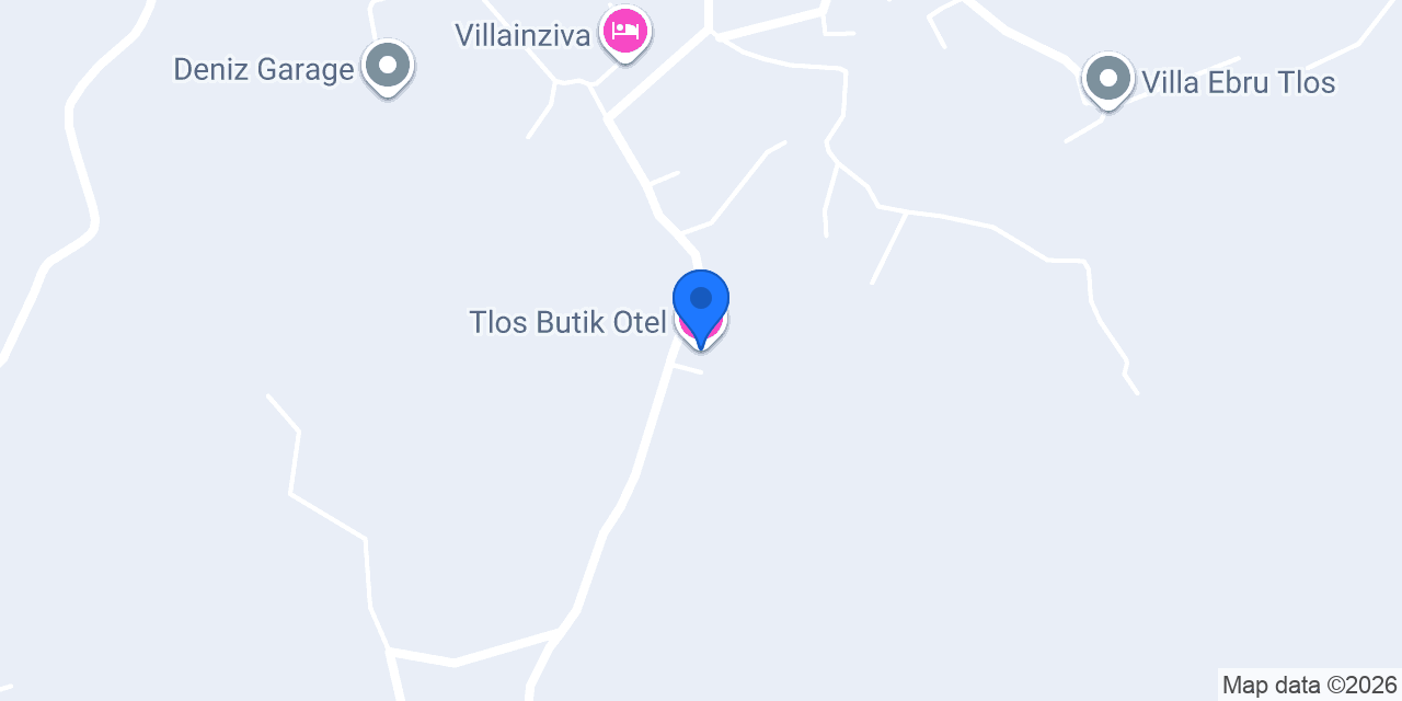 Tlos Butik Otel konumu