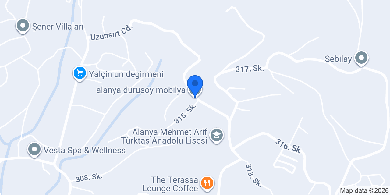 alanya durusoy mobilya konumu