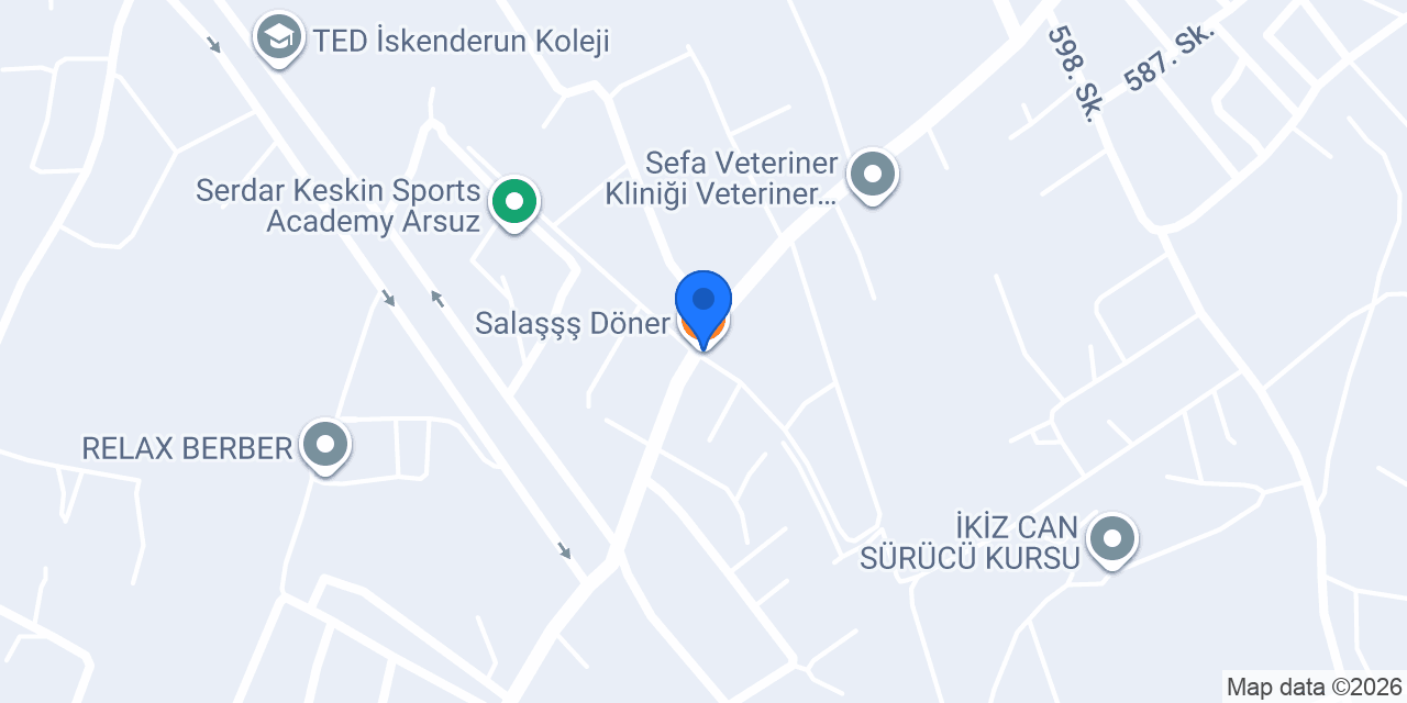 Salaşşş Döner konumu