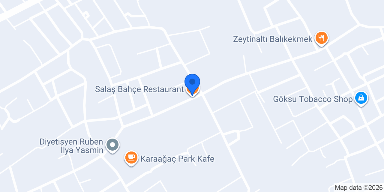 Salaş Bahçe Restaurant konumu
