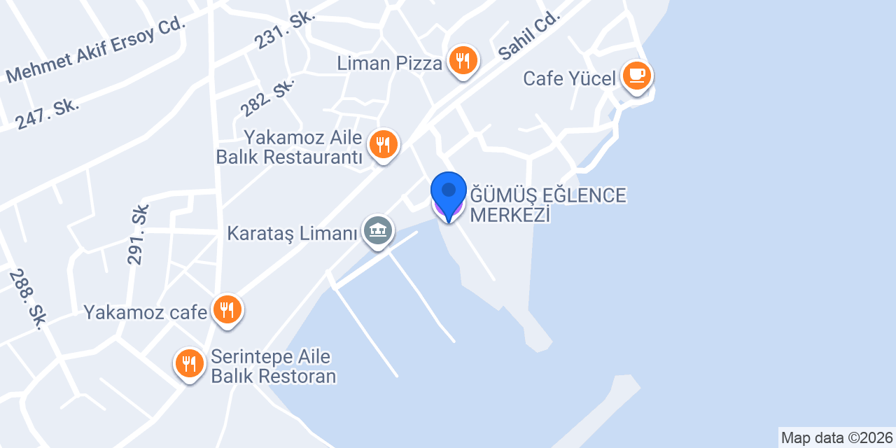 ĞÜMÜŞ EĞLENCE MERKEZİ konumu