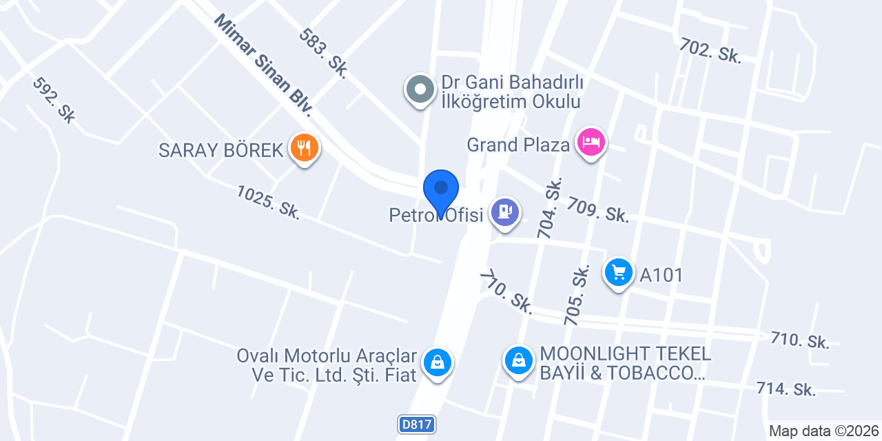 Ilhan Buro Mobilyalari konumu