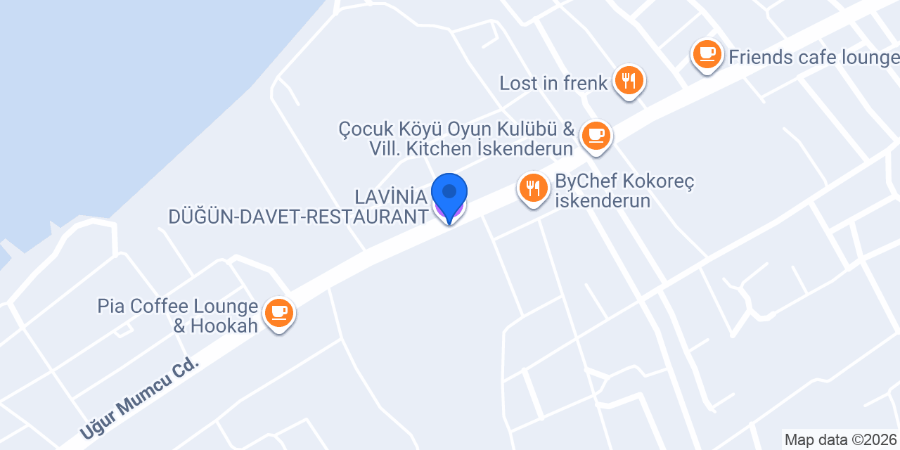 LAVİNİA DÜĞÜN-DAVET-RESTAURANT konumu