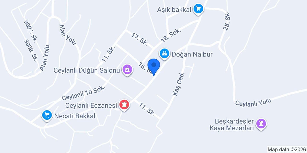 Ceylanlı İlköğretim Okulu konumu