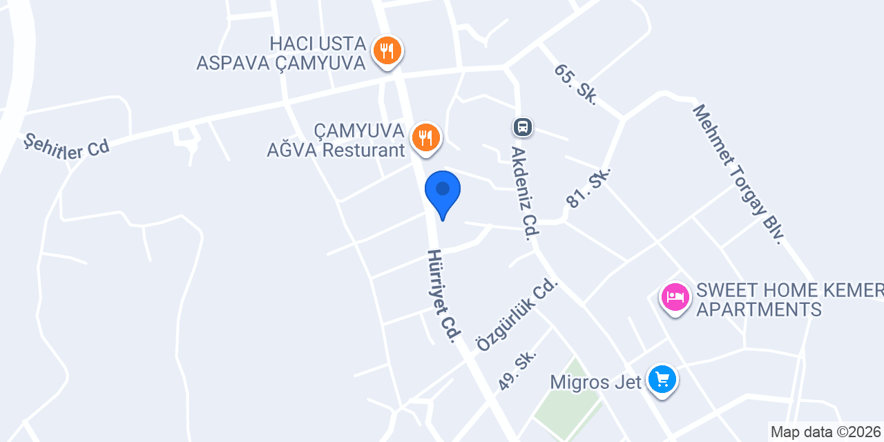 Tuğra Kuaför konumu