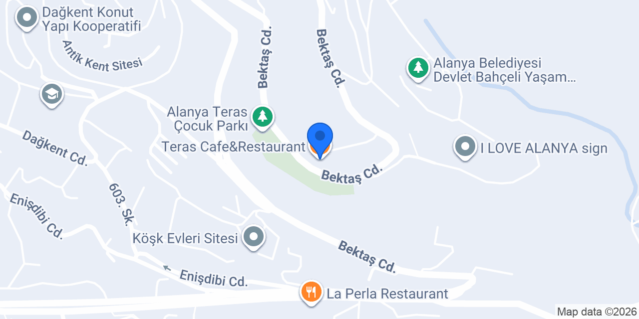 Teras Cafe&Restaurant konumu