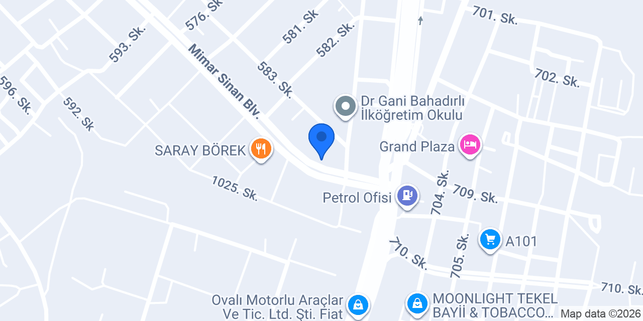 QNB İskenderun Körfez Şubesi konumu