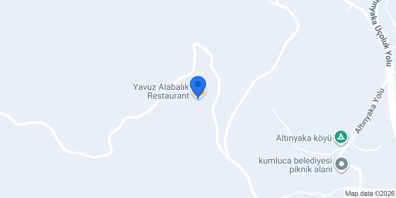 Yavuz Alabalık Restaurant konumu