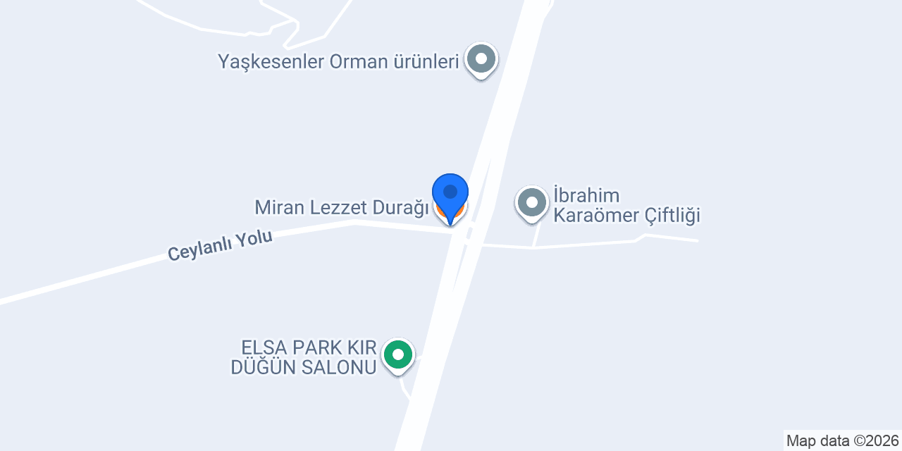 Miran Lezzet Durağı konumu