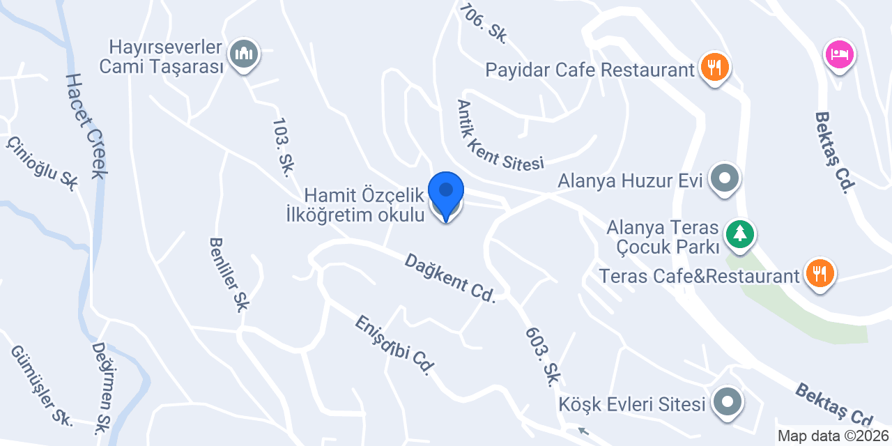 Hamit Özçelik İlköğretim okulu konumu