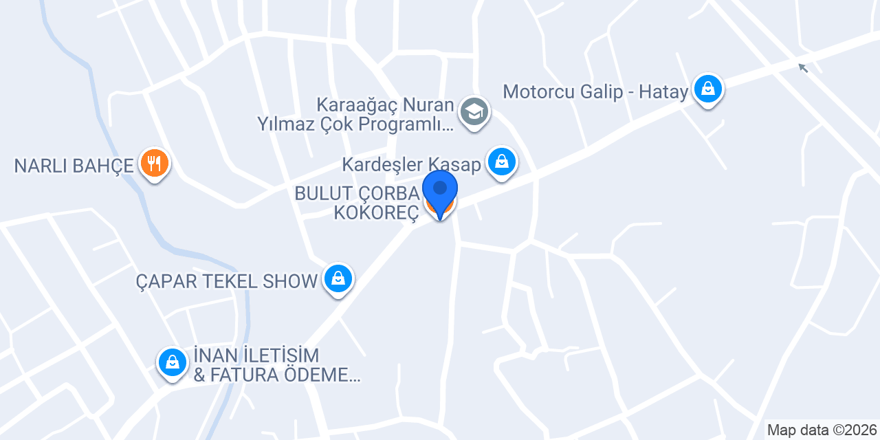 BULUT ÇORBA KOKOREÇ konumu