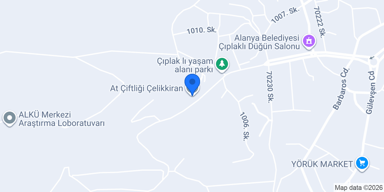 At Çiftliği Çelikkiran konumu