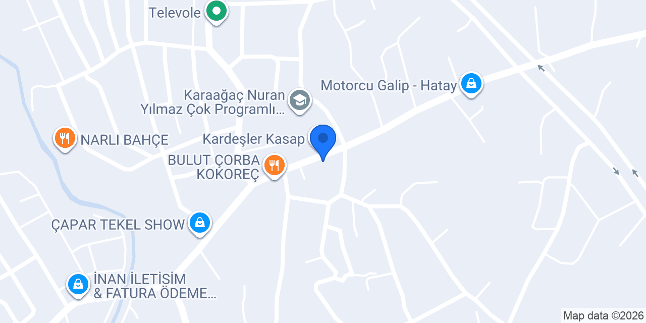 Derin Döner salonu konumu