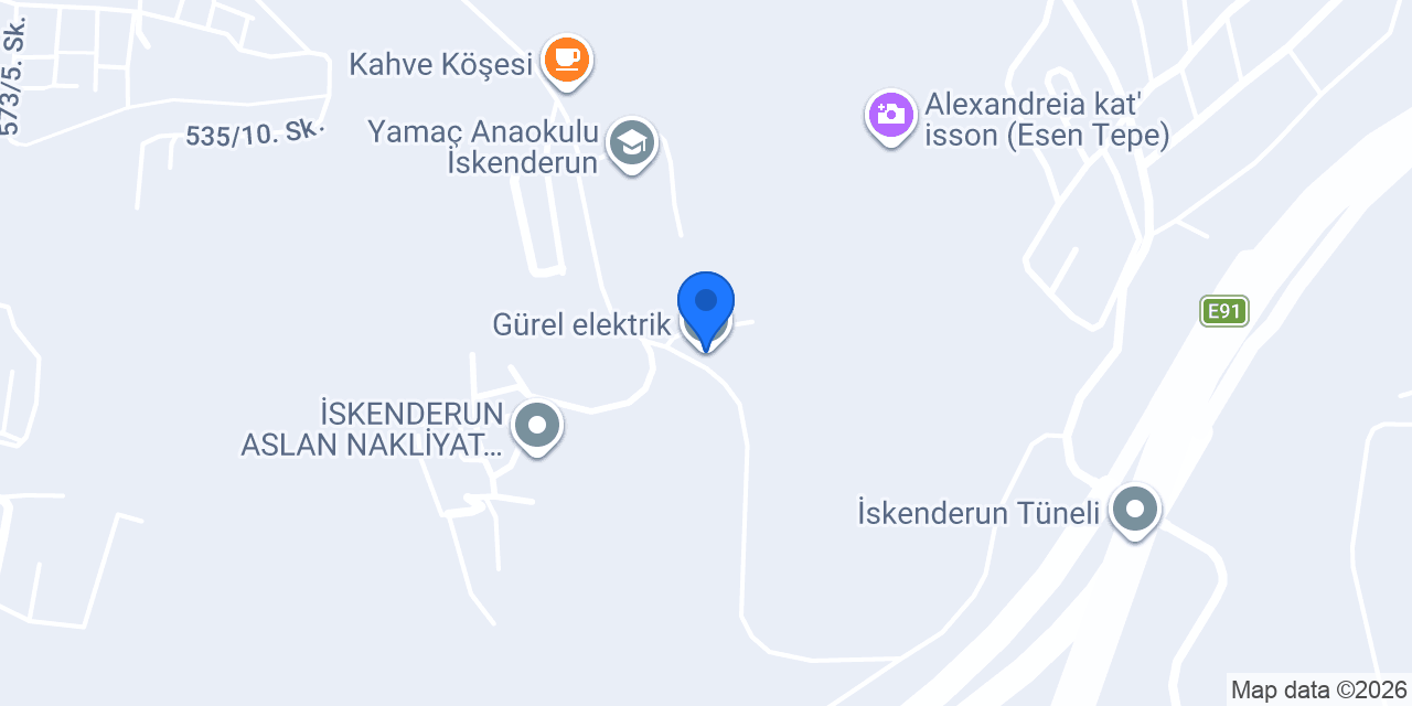 Gürel elektrik konumu