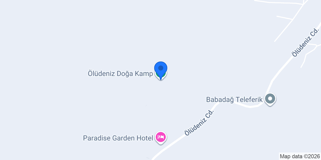 Ölüdeniz Doğa Kamp konumu