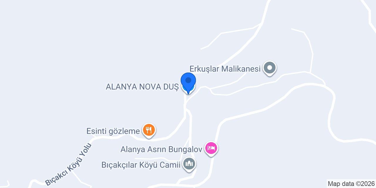 ALANYA NOVA DUŞ konumu