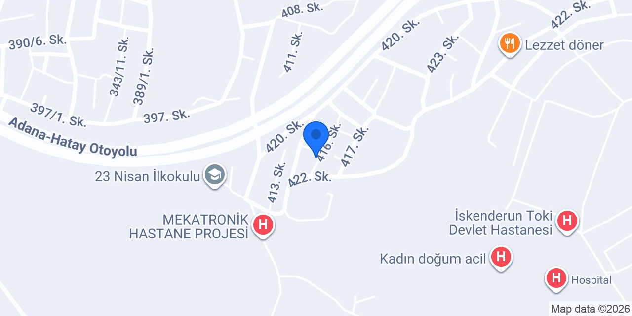 Asel Hobi Tasarım konumu