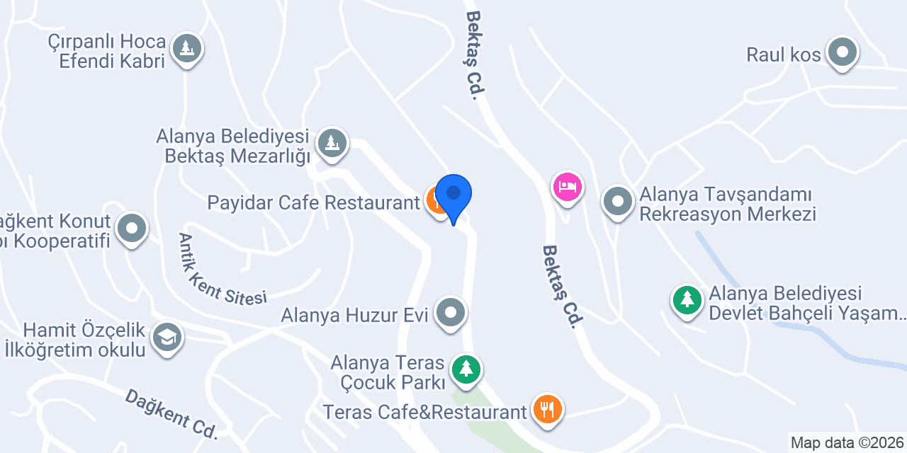 Alanya Teras Köfte konumu