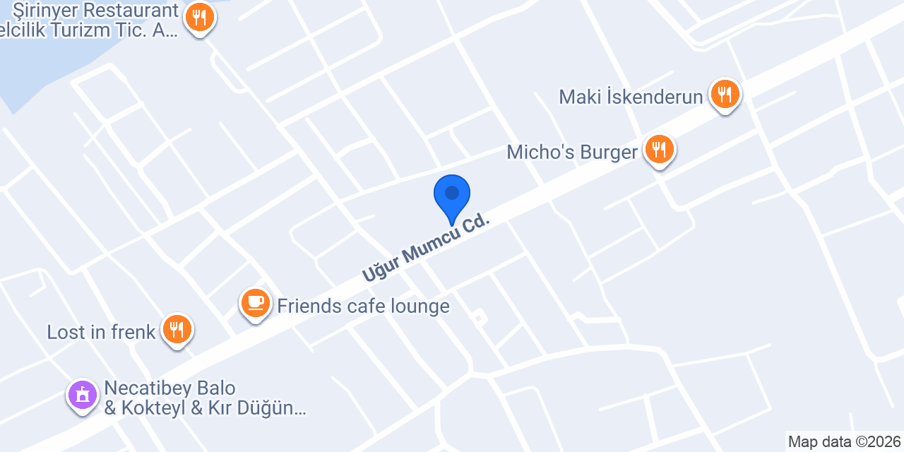 Steak Harvey Brg. İskenderun konumu