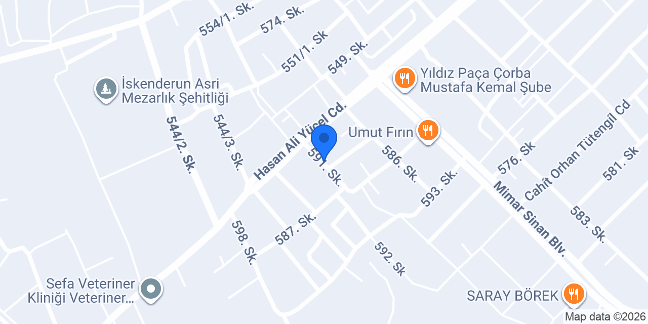 iskenderun tır kamyon tasıcılar koop. konumu