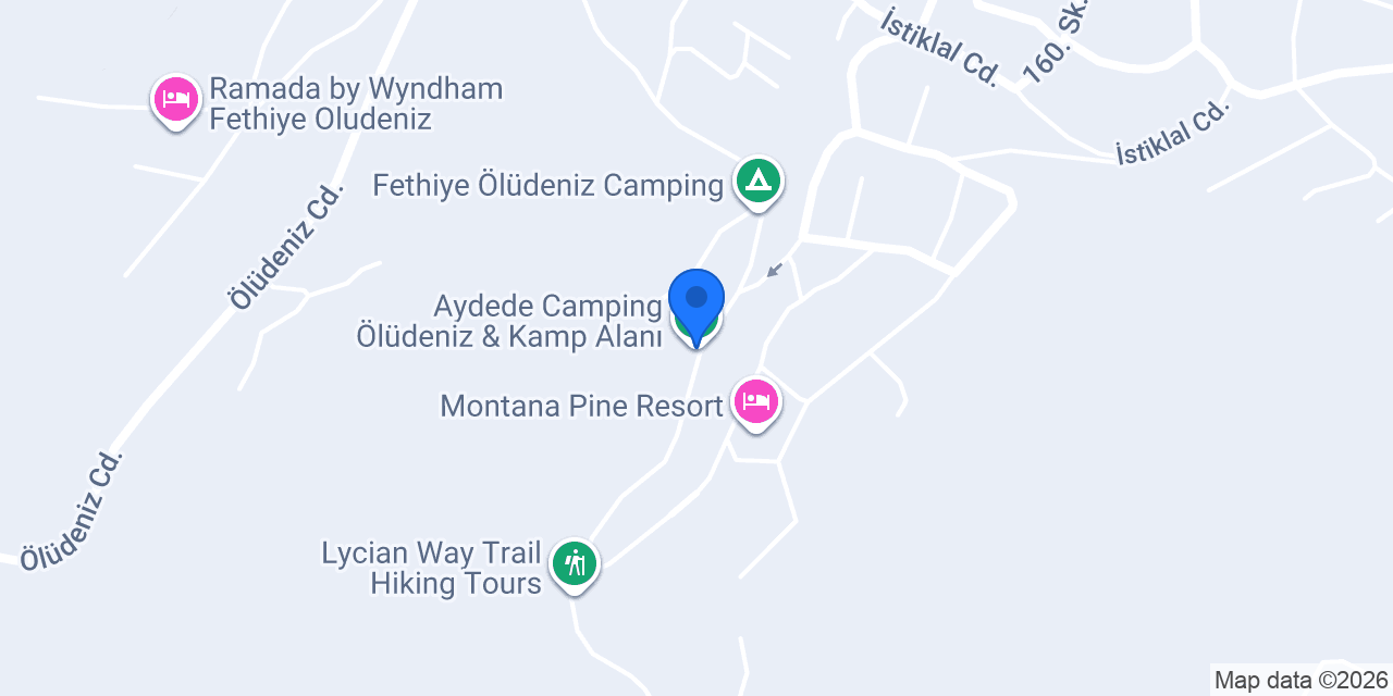 Aydede Camping Ölüdeniz & Kamp Alanı konumu