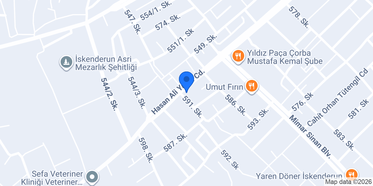 Siteler Erkek Kuaförü konumu