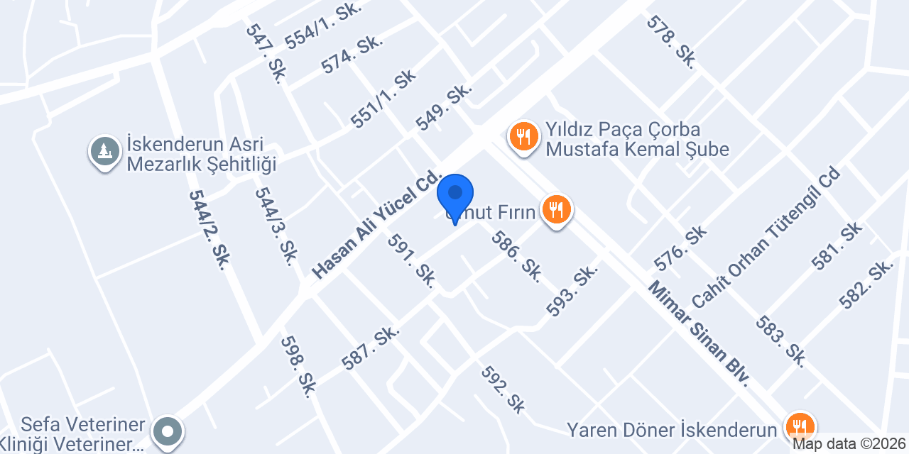 Işık Ütü ve Dikim Evi konumu
