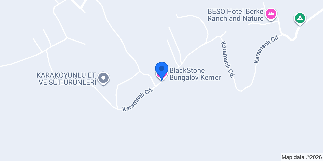 BlackStone Bungalov Kemer konumu