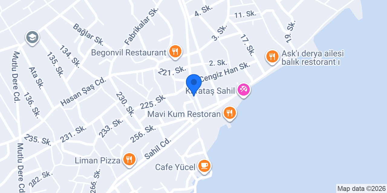 Barış Otel Pansiyon konumu