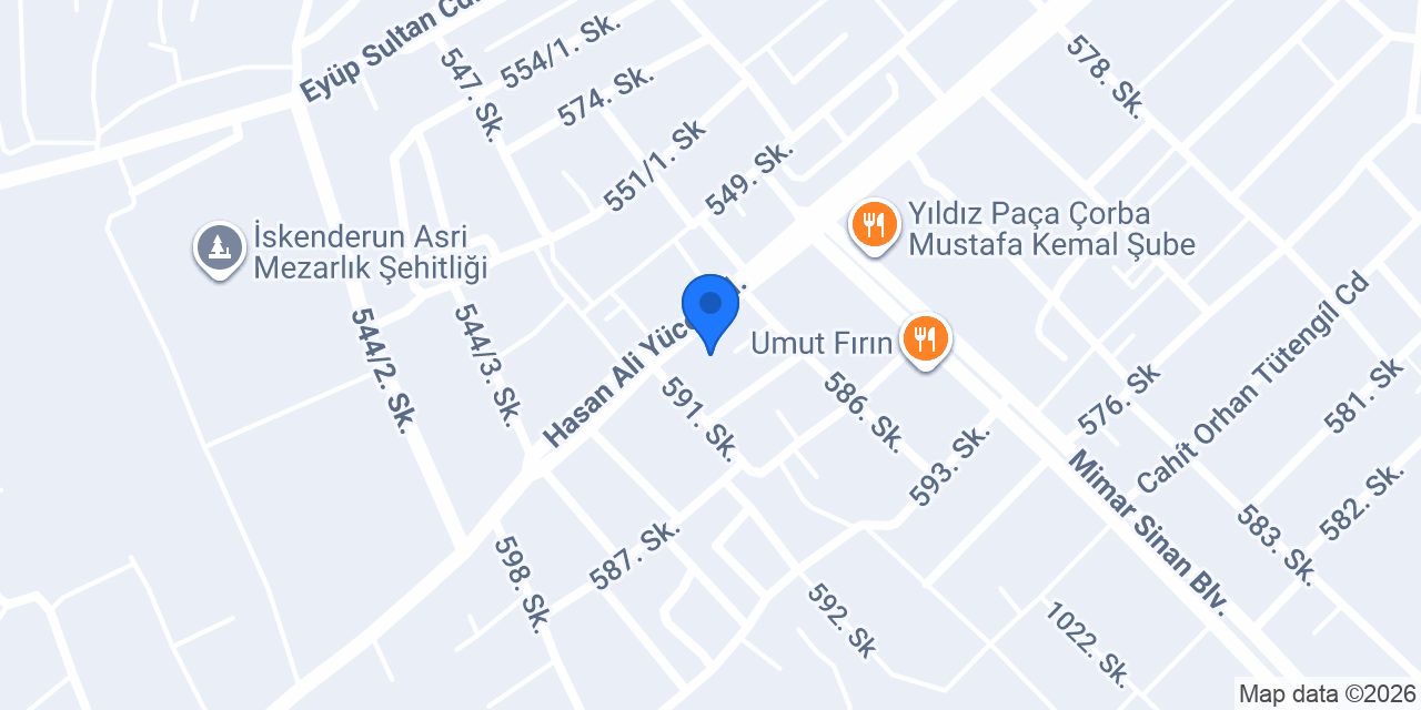Köşem katık döner konumu