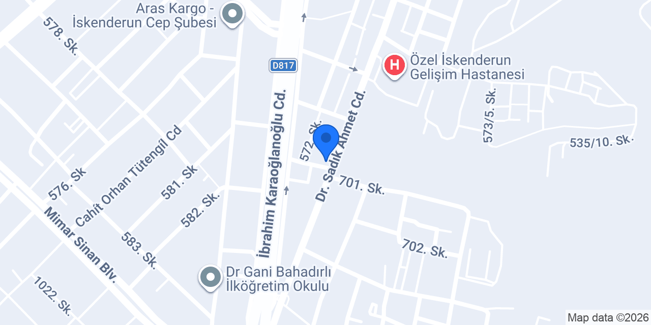 İSKENDERUN GALA ÇİÇEKÇİLİK konumu