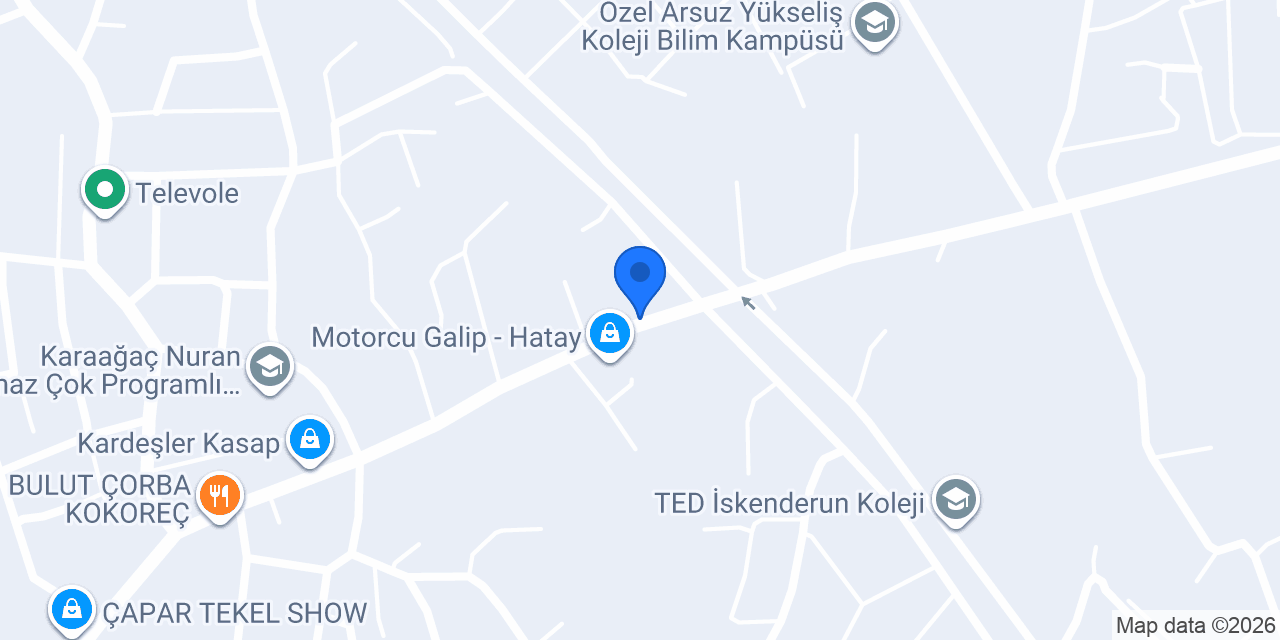 Çapar Oto Elektrik konumu