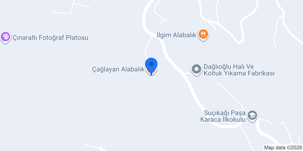 Çağlayan Alabalık konumu