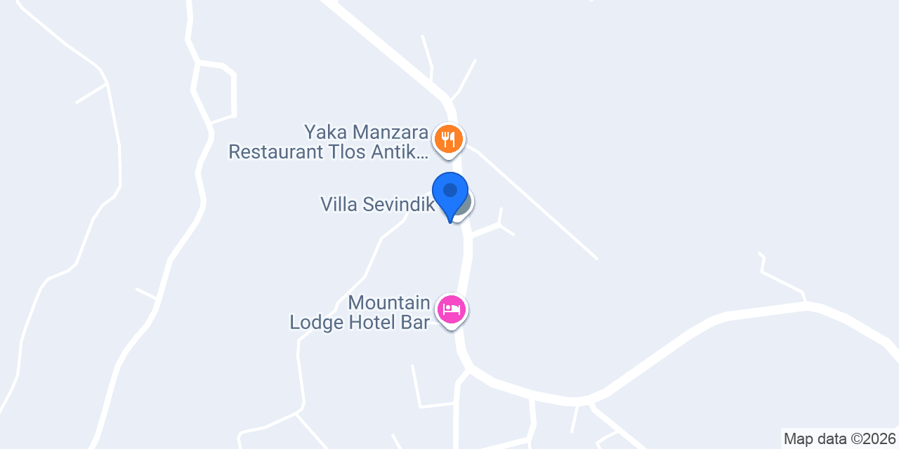Villa Sevindik konumu