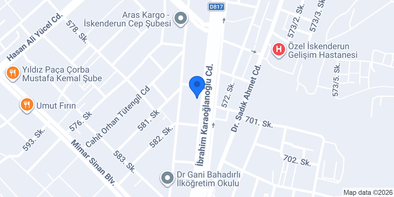 MONDİHOME İSKENDERUN konumu