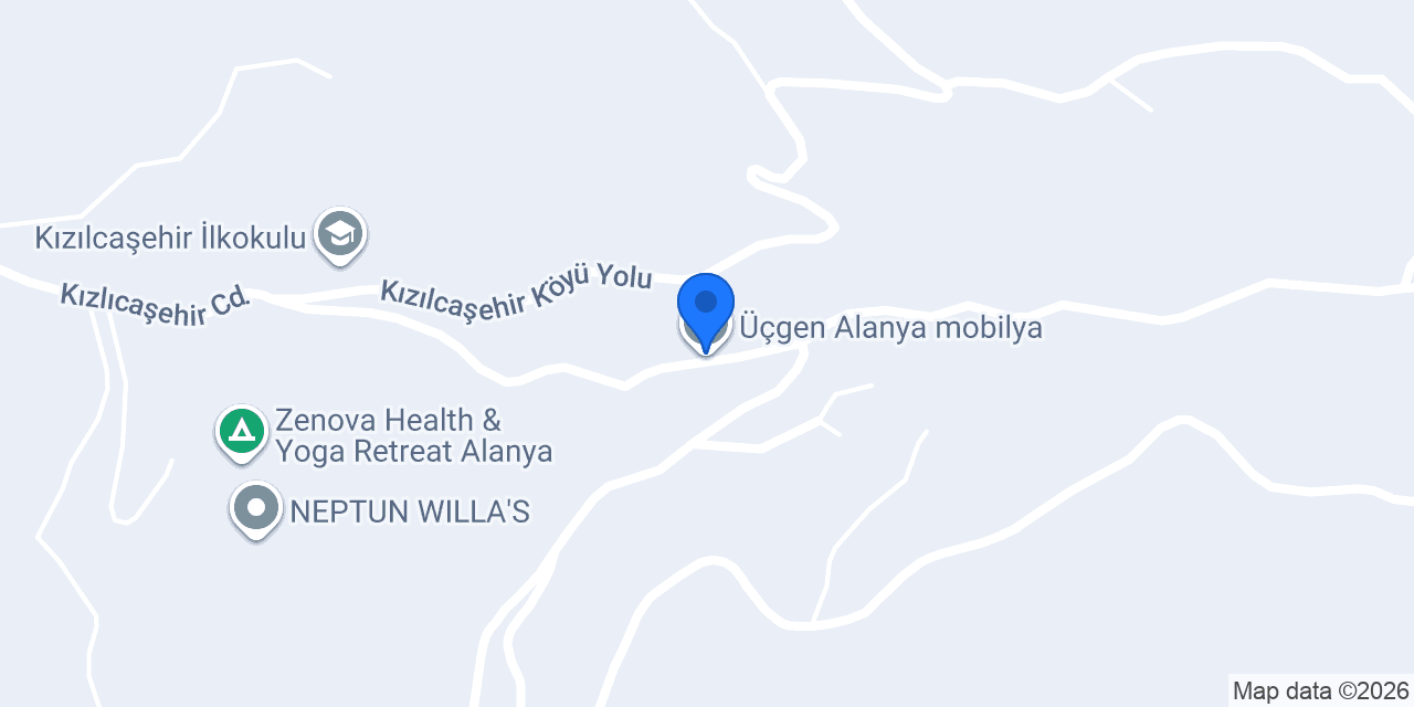 Üçgen Alanya mobilya konumu