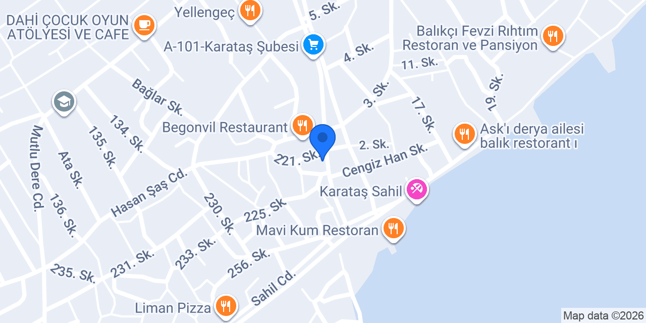 Zülfikar Ocakbaşı kebab evi konumu