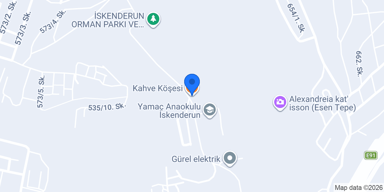 Kahve Köşesi konumu