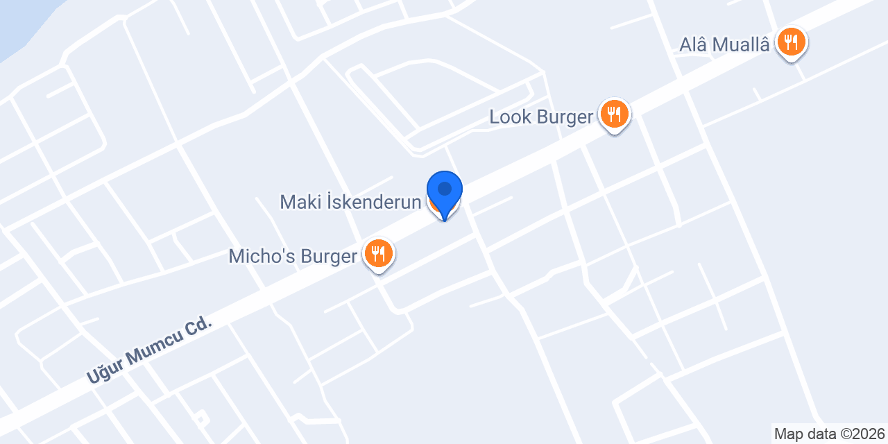 Maki İskenderun konumu