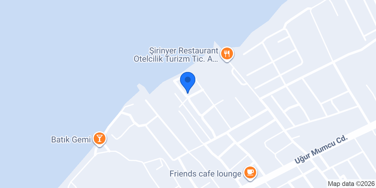 Mistral Restorant Arsuz konumu