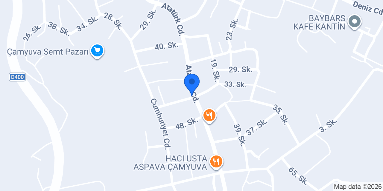 Değirmenci Amca Restaurant konumu