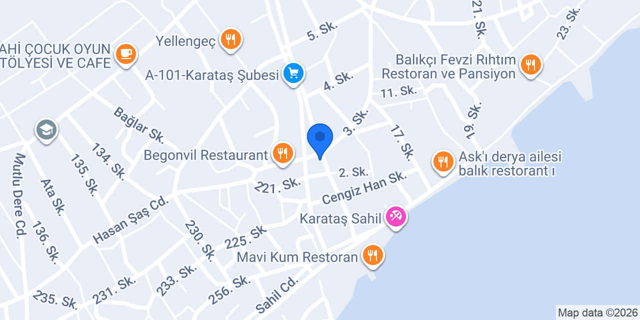 Şeker Market konumu