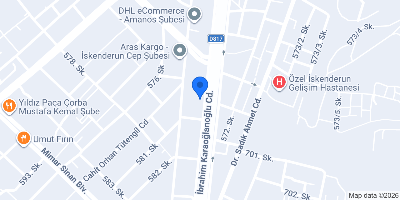 Dilan Polat İskenderun konumu
