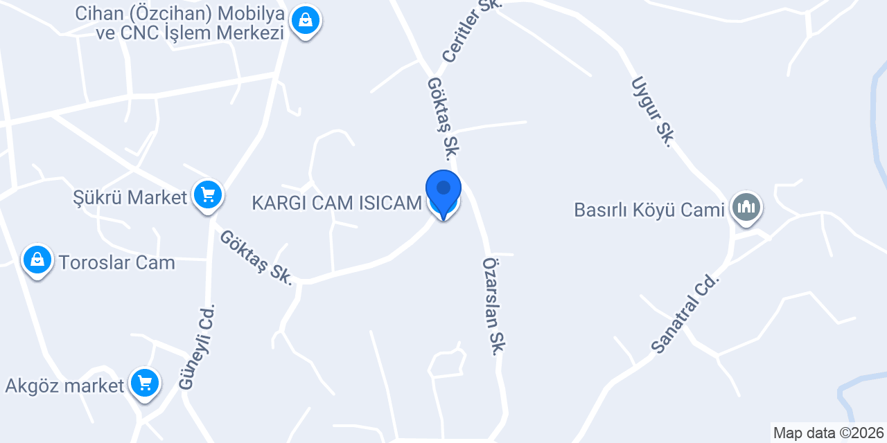 KARGI CAM ISICAM konumu