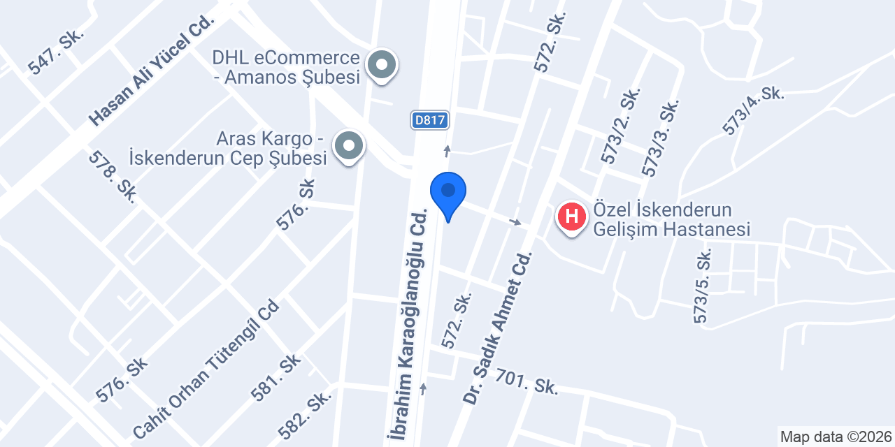 SERANİT SERAMİK & VANUCCİ MUTFAK HATAY/İSKENDERUN konumu