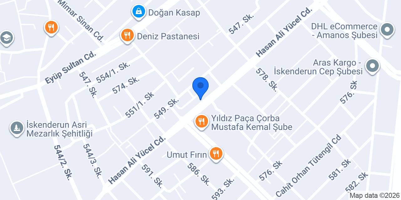 Begonvil Eczanesi konumu