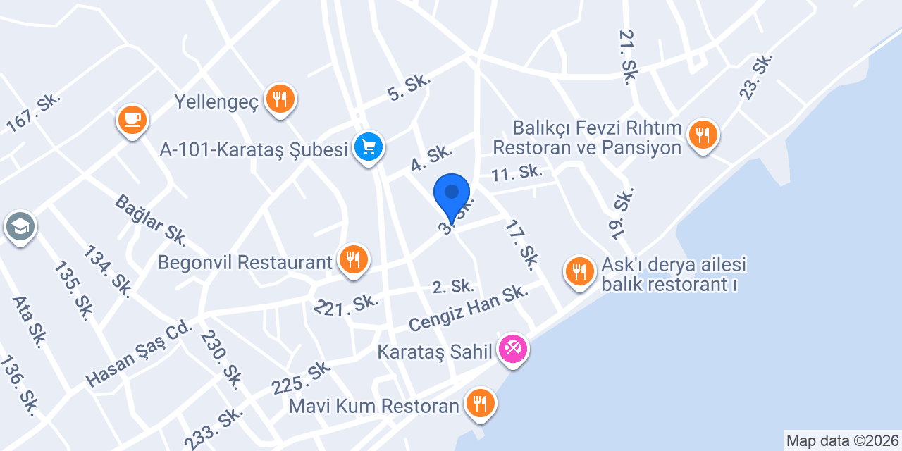 Mutfak ev yemekleri konumu