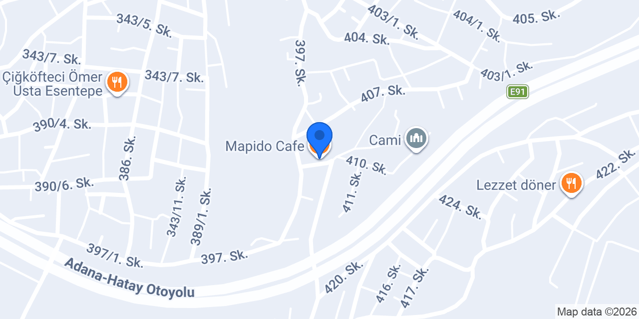 Mapido Cafe konumu